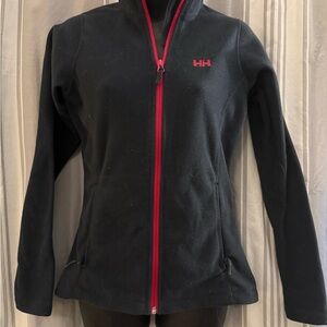 Helly Hansen Women’s Navy Fleece Jacket with Pink Trim